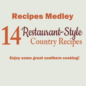 Cover image of the eBook “14 Restaurant-Style Country Recipes” featuring classic southern cooking theme